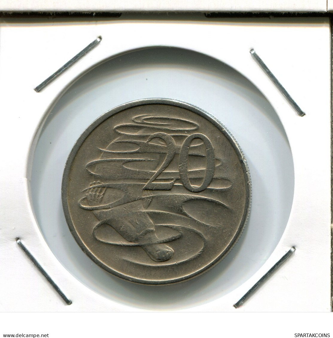 20 CENTS 1968 AUSTRALIEN AUSTRALIA Münze #AR287.D - 20 Cents