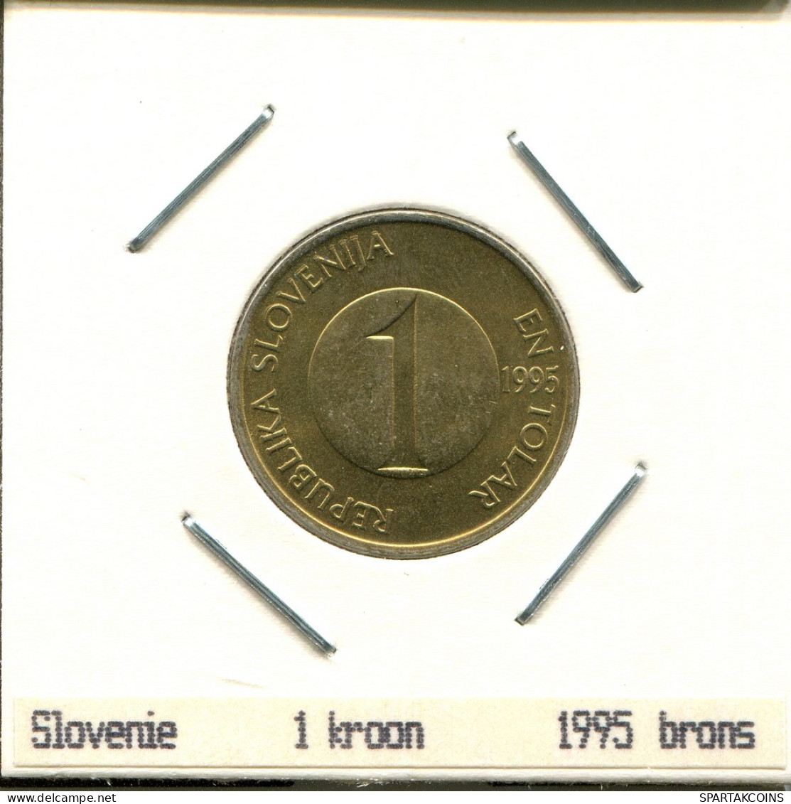 1 TOLAR 1995 SLOWENIEN SLOVENIA Münze #AS571.D - Slowenien