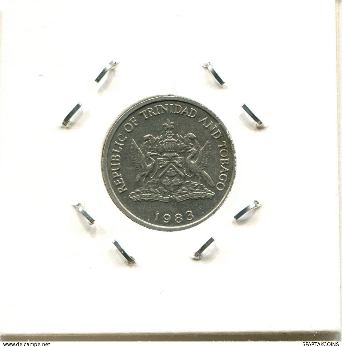 25 CENTS 1983 TRINIDAD Y TOBAGO TRINIDAD & TOBAGO Moneda #BA129.E - Trinidad En Tobago