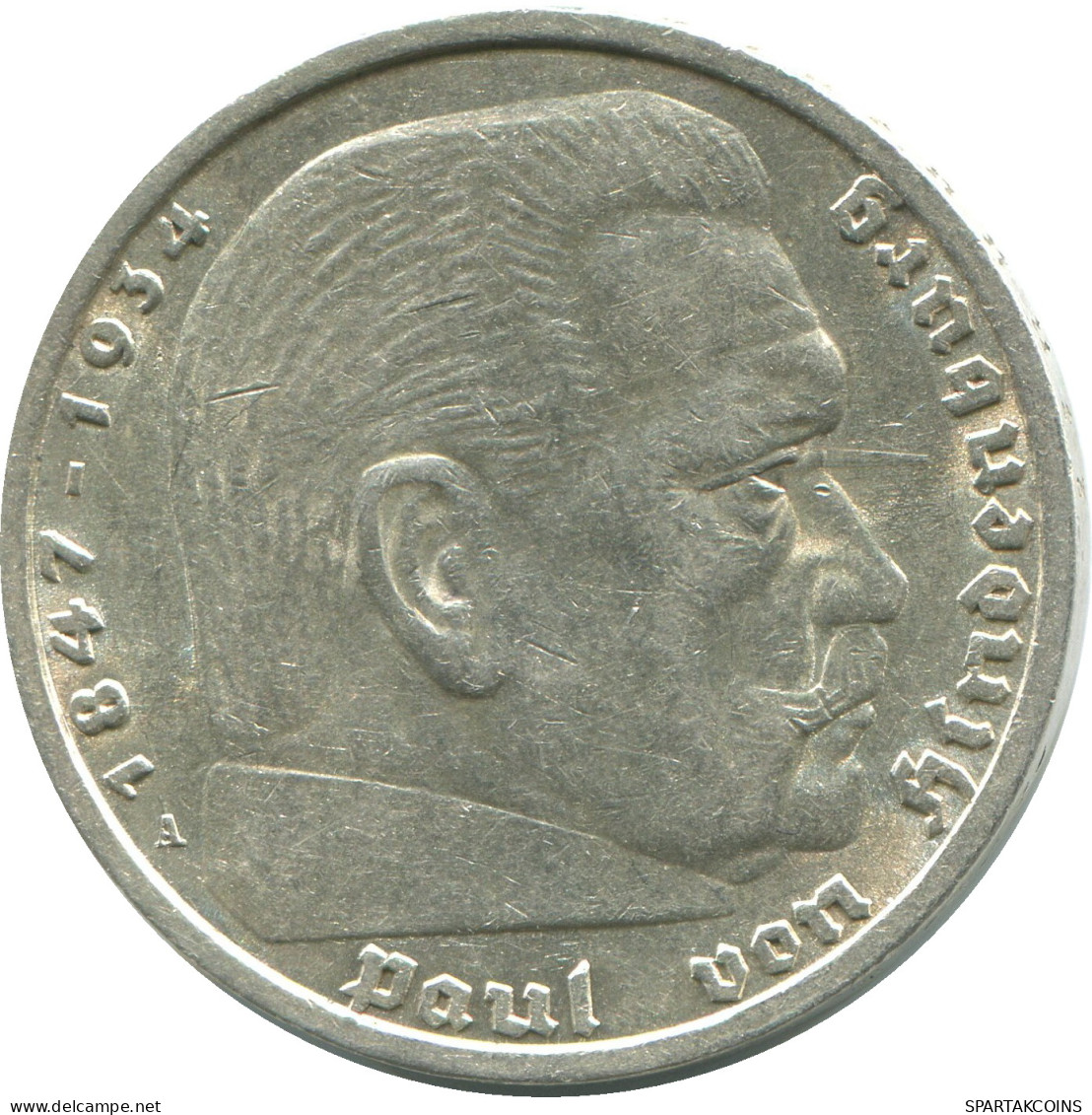 5 REICHSMARK 1936 A SILBER DEUTSCHLAND Münze GERMANY #DE10363.5.D - 5 Reichsmark