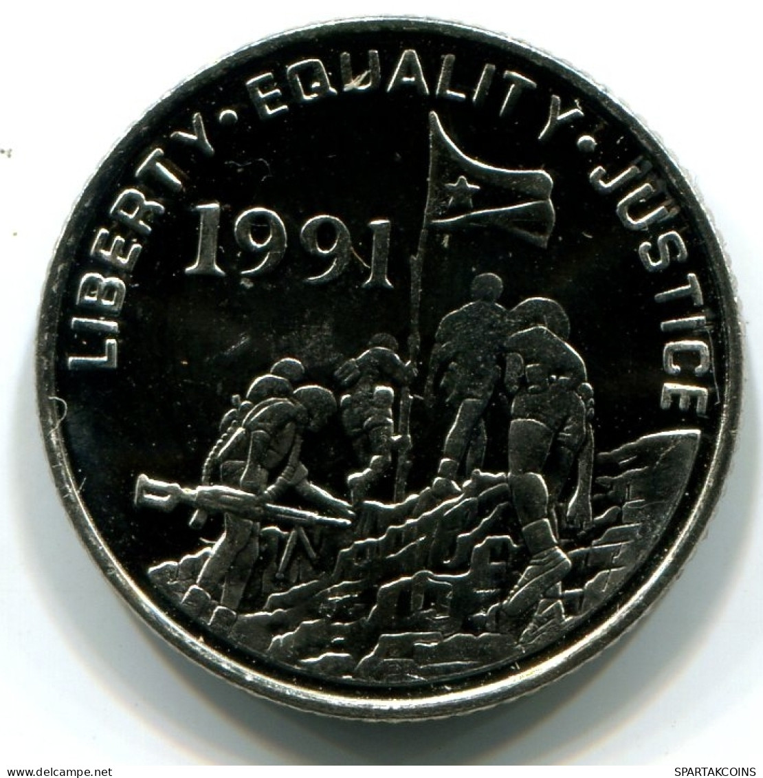 10 CENTS 1997 ERITREA UNC Bird Ostrich Münze #W11357.D - Erythrée