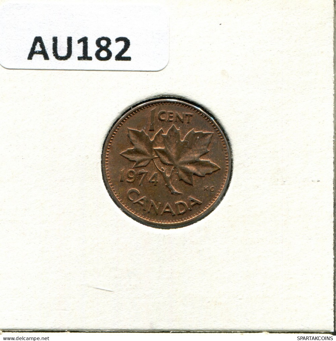 1 CENT 1974 CANADA Coin #AU182.U - Canada