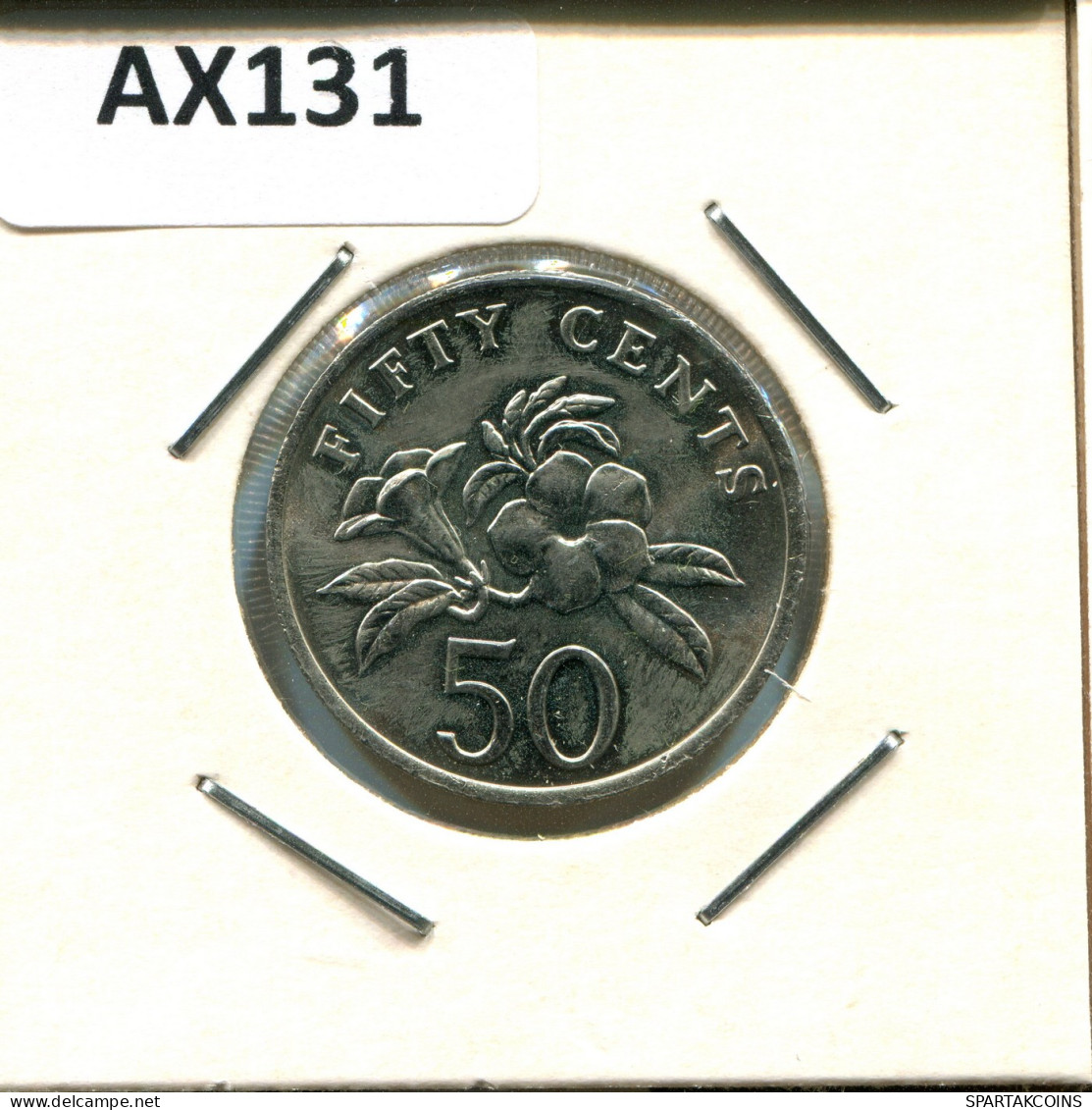 50 CENTS 1985 SINGAPUR SINGAPORE Moneda #AX131.E - Singapour