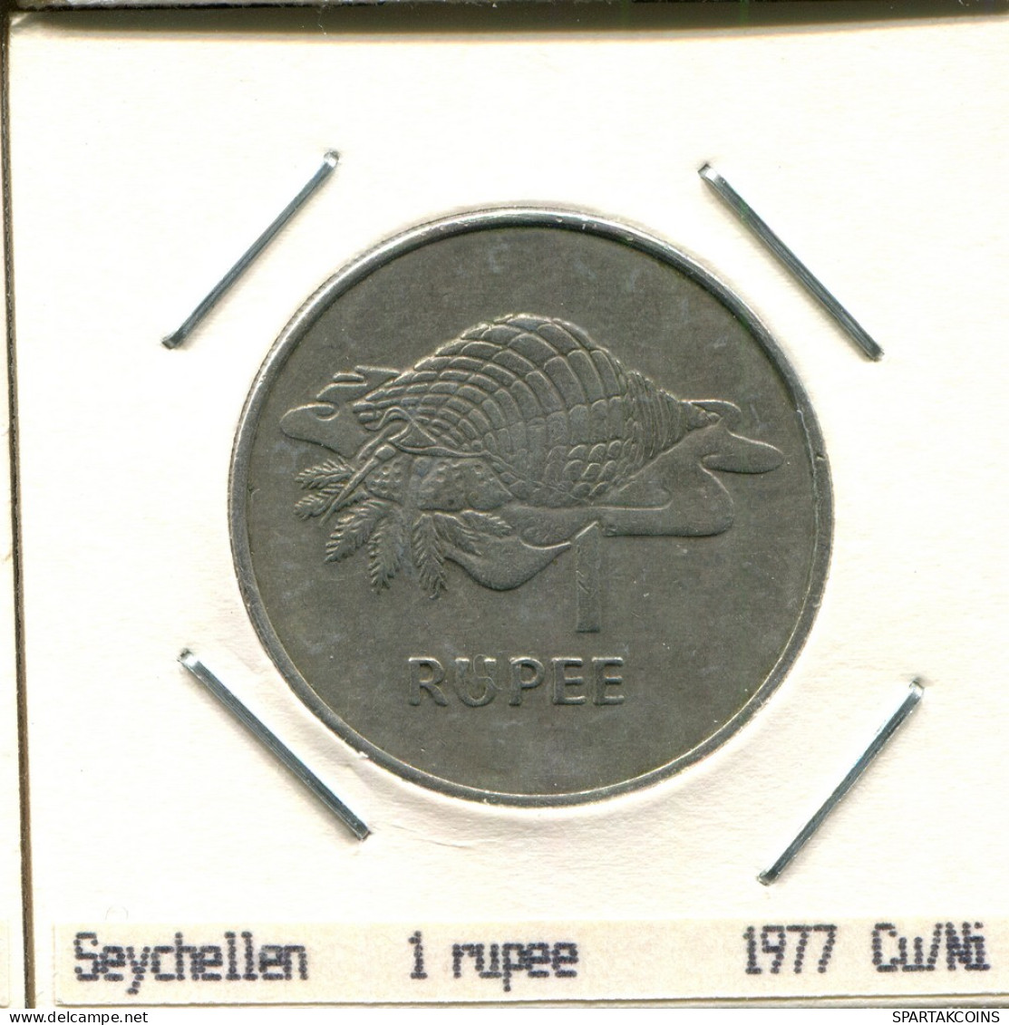 1 RUPPE 1977 SEYCHELLES ISLANDS Moneda #AS382.E - Seychelles