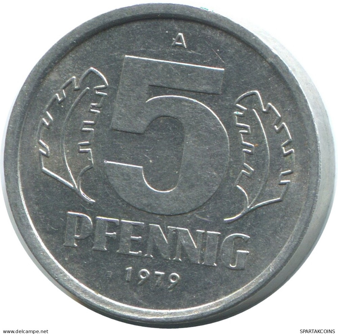 5 PFENNIG 1979 A DDR EAST DEUTSCHLAND Münze GERMANY #AE010.D - 5 Pfennig