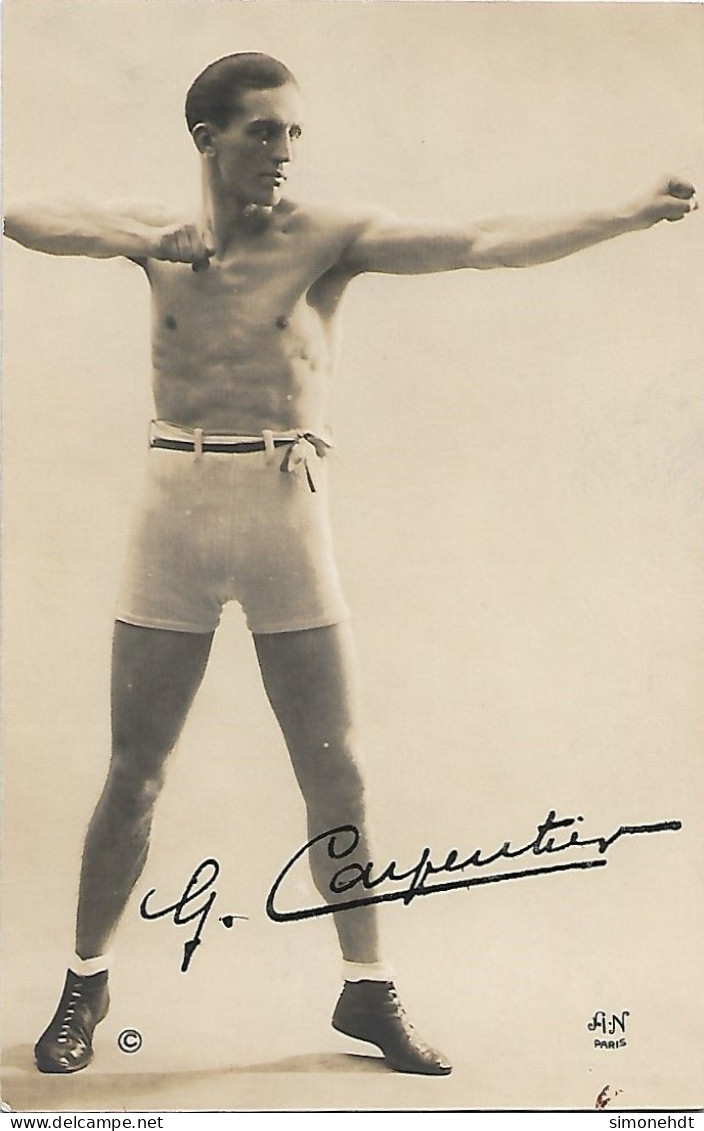 BOXE - Georges CARPENTIER - Autographe - Boxsport