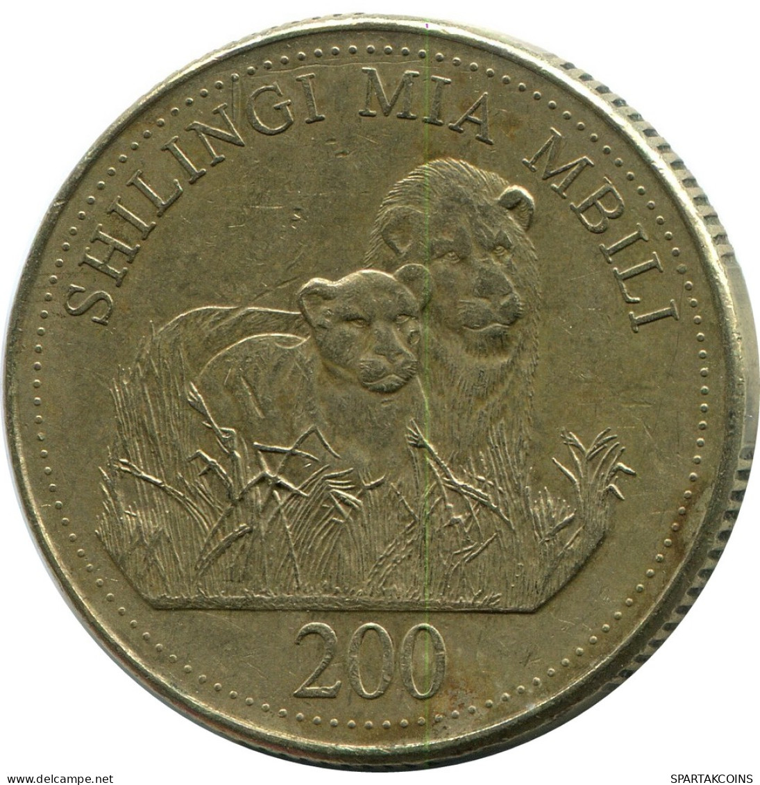 200 SHILLINGI 1998 TANSANIA TANZANIA Münze #AP951.D - Tanzanie