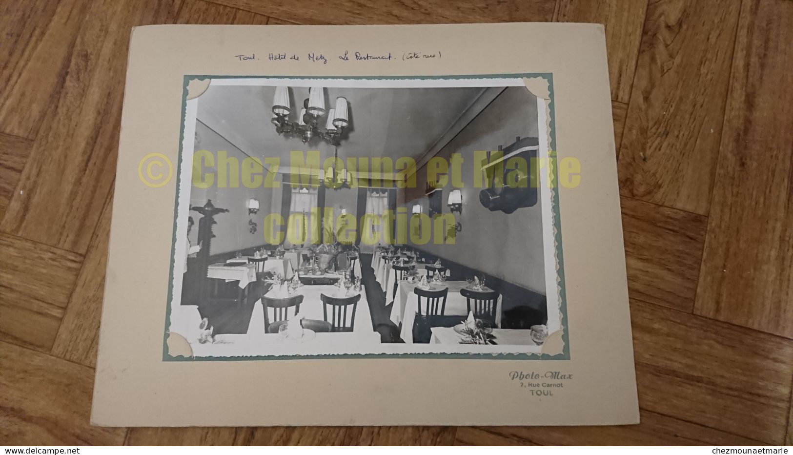 TOUL L HOTEL DE METZ LE RESTAURANT COTE RUE RUE GAMBETTA - PHOTO 24X18 CM - Professions