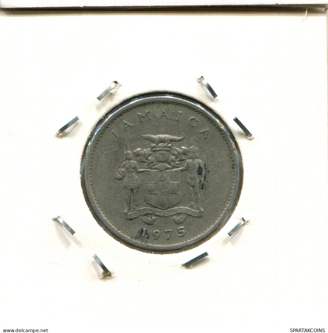 10 CENTS 1975 JAMAÏQUE JAMAICA Pièce #BA113.F - Jamaica