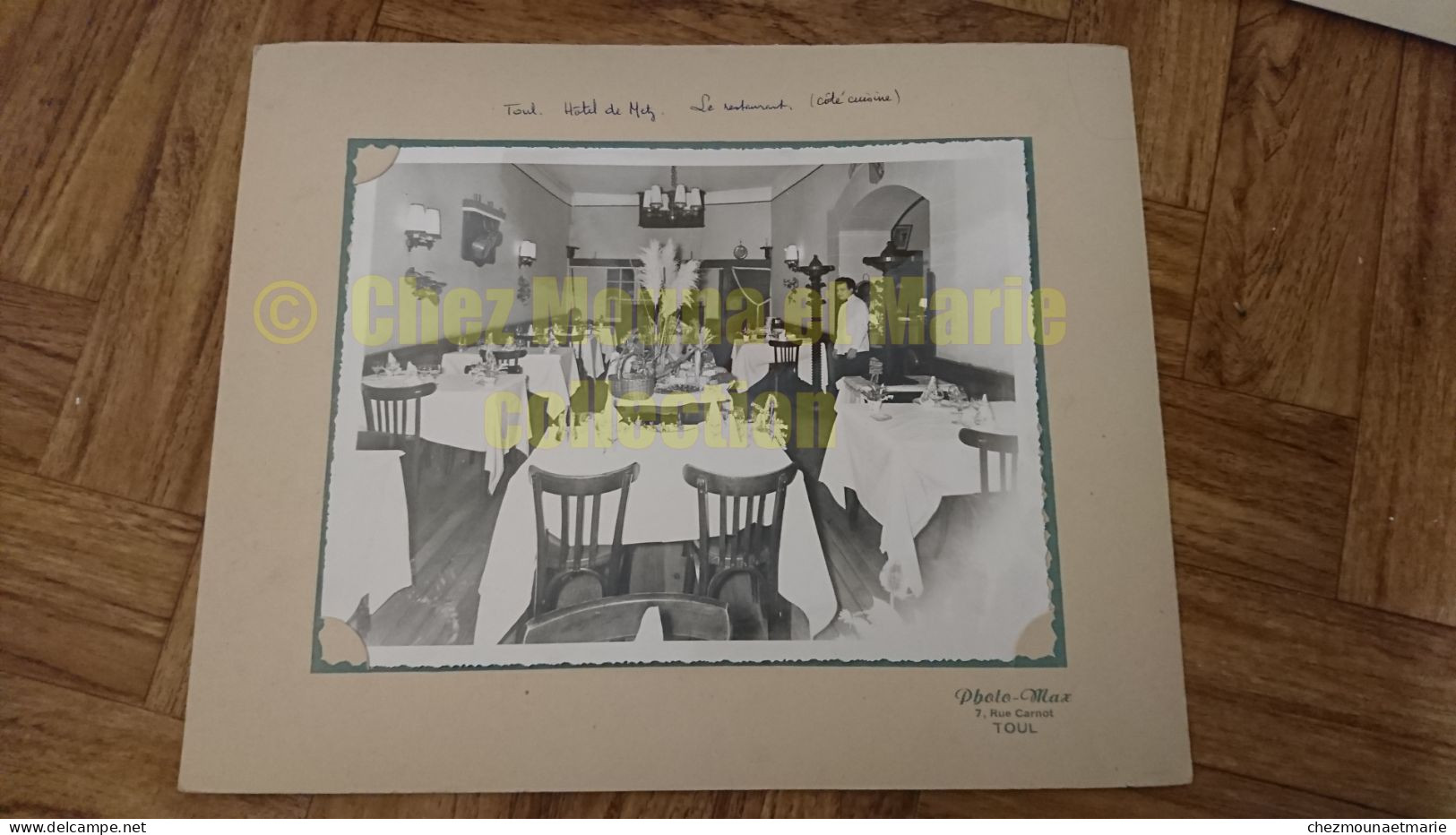 TOUL L HOTEL DE METZ LE RESTAURANT COTE CUISINE RUE GAMBETTA - PHOTO 24X18 CM - Professions