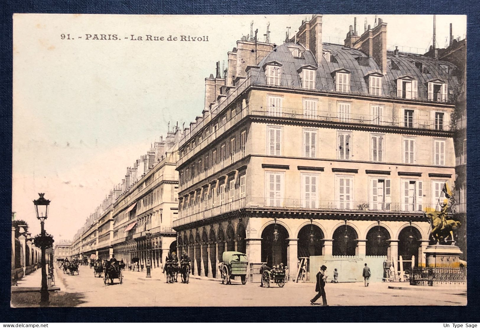 France Sur CPA + TAXE - 15.10.1905 - (N702) - 1859-1959 Brieven & Documenten