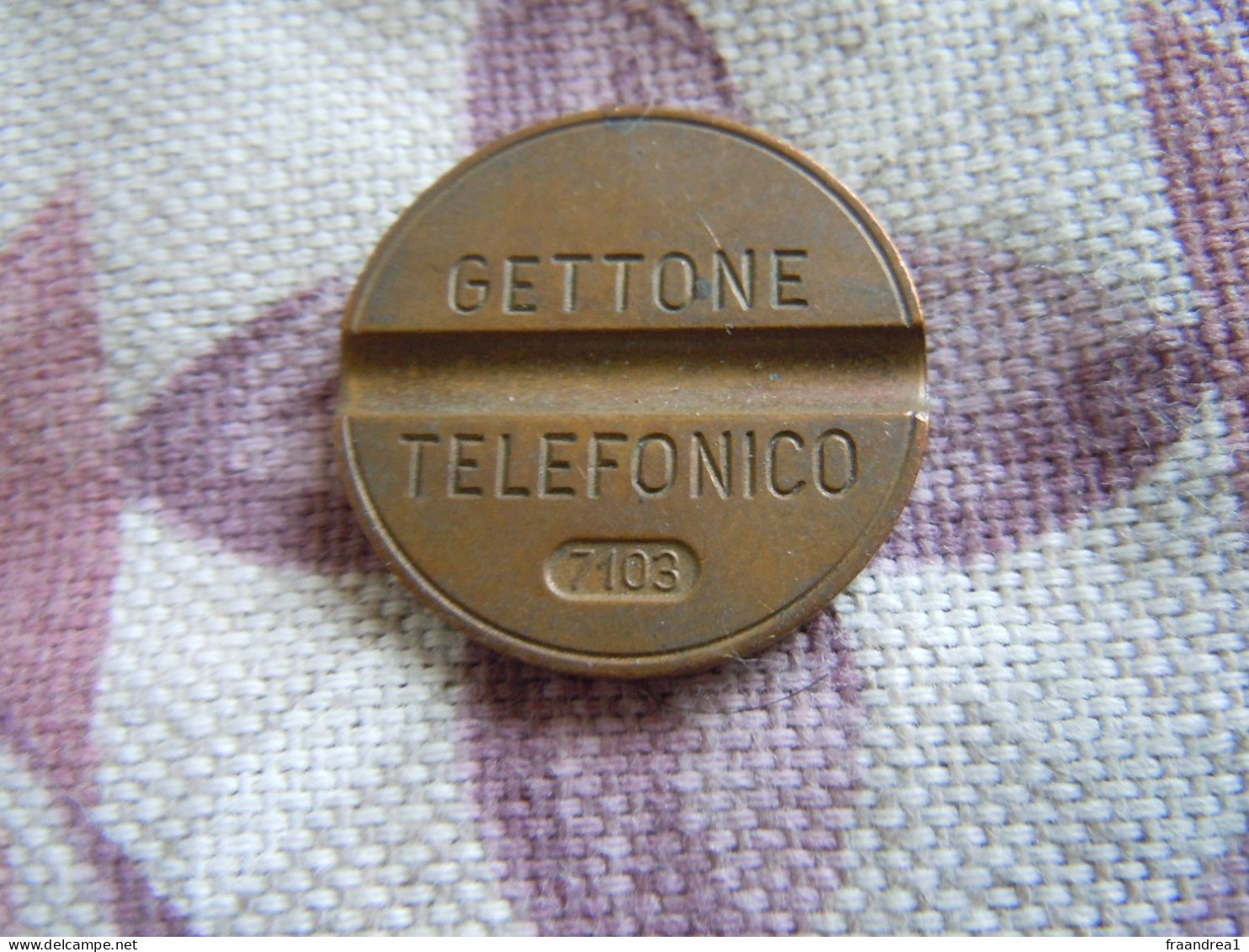 ITALIA - GETTONE TELEFONICO TOKEN JETON - SENZA ZECCA   7103  RARO - Altri & Non Classificati