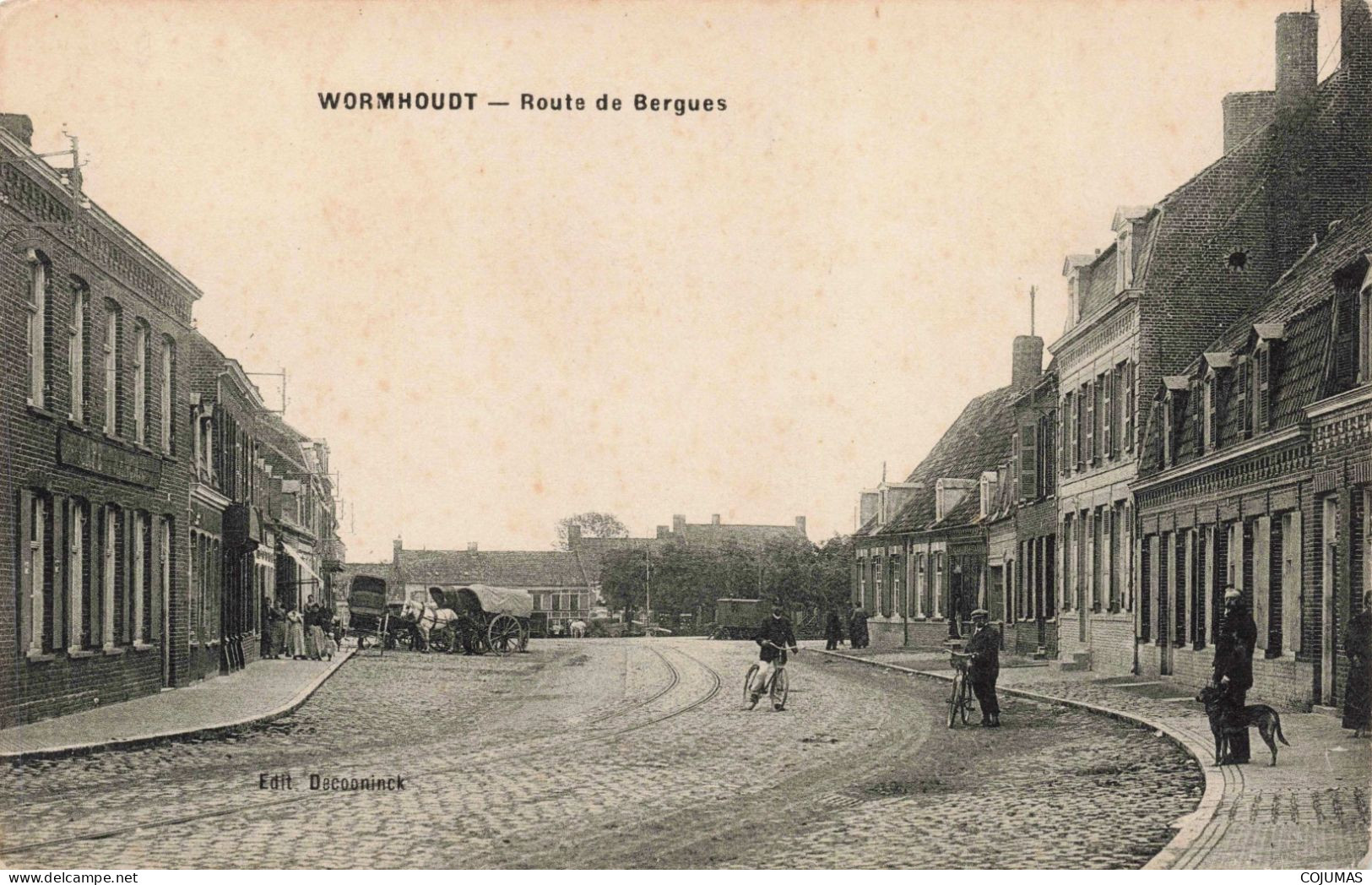 59 - WORMHOUDT - S14168 - Route De Bergues - L23 - Wormhout