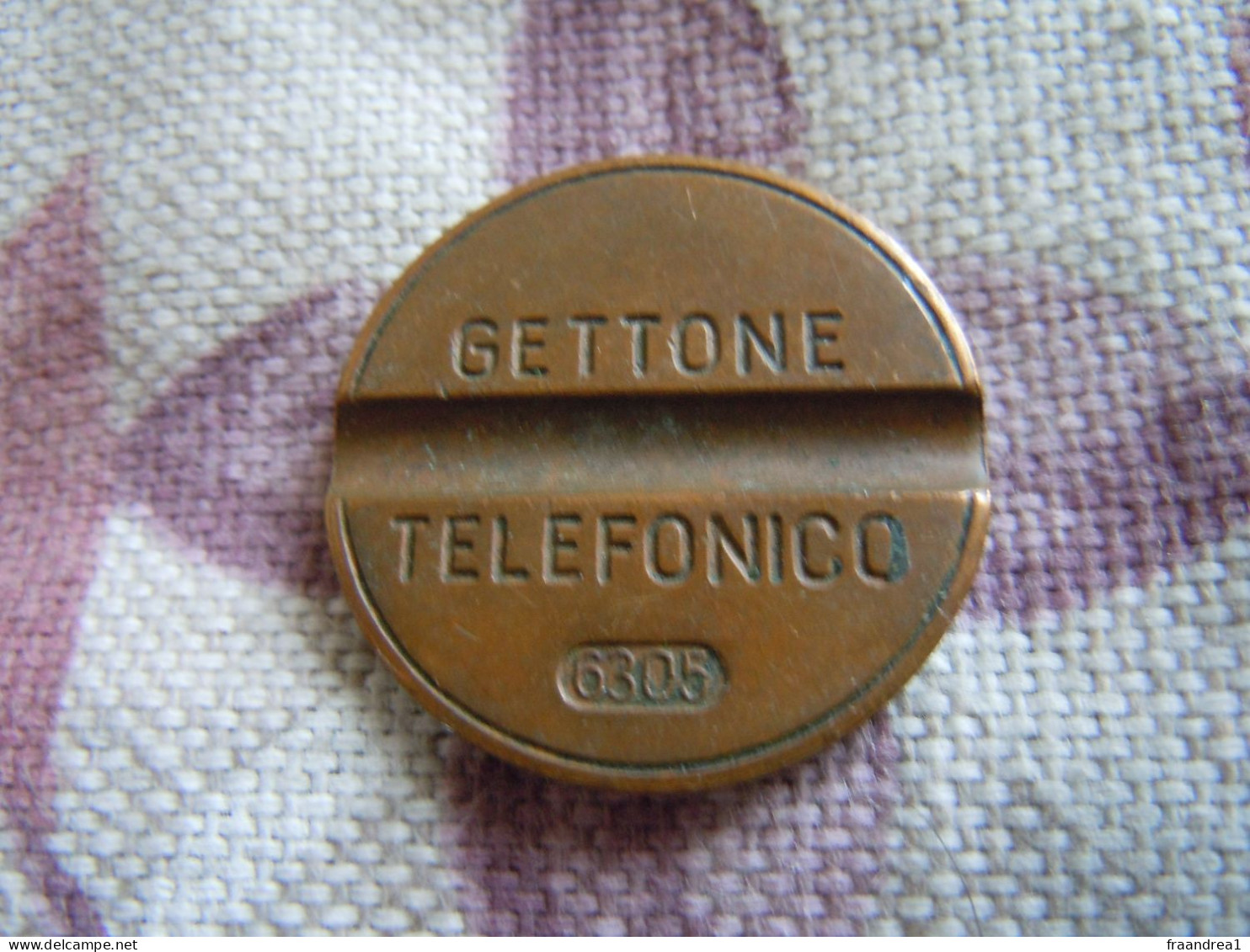 ITALIA - GETTONE TELEFONICO TOKEN JETON - SENZA ZECCA  6305 RARO - Altri & Non Classificati