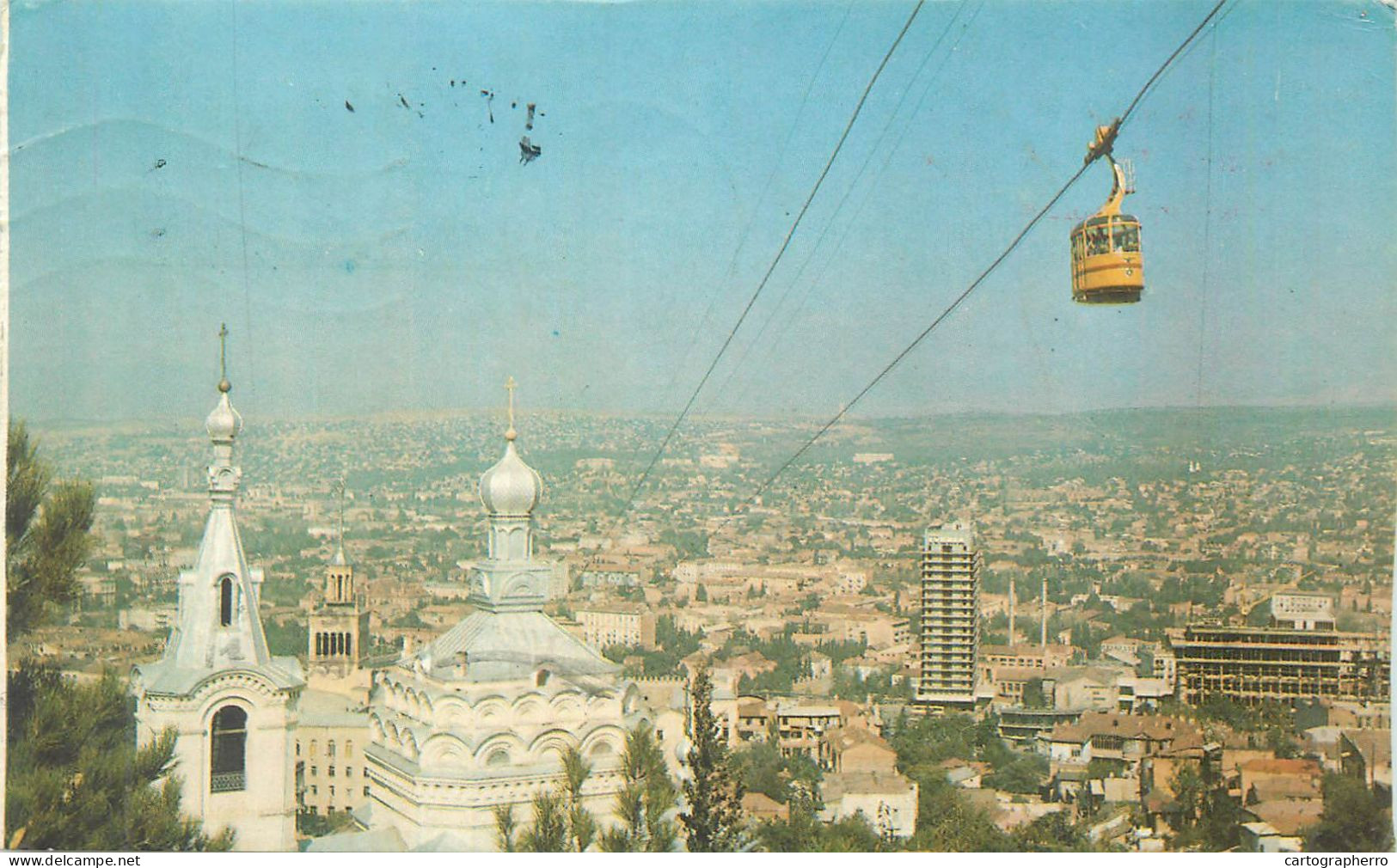 Georgia Tbilisi Cableway Aerial Cityscape - Géorgie