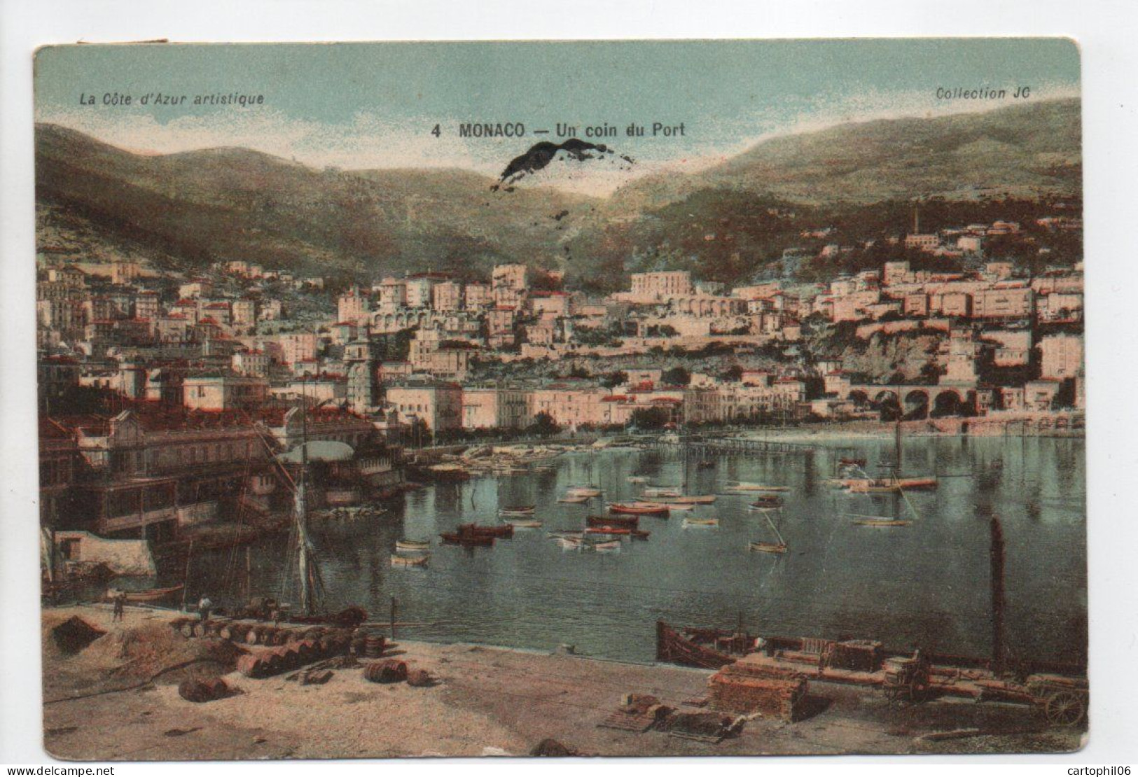 - CPA MONACO - Un Coin Du Port 1908 - Collection JC N° 4 - - Harbor