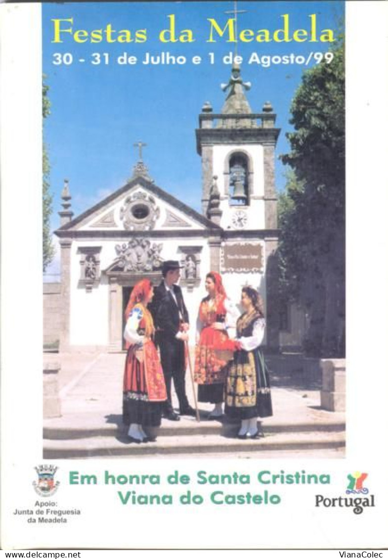 Meadela 1999 Viana Do Castelo Trajes Costumes Folclore Igreja - Andere & Zonder Classificatie