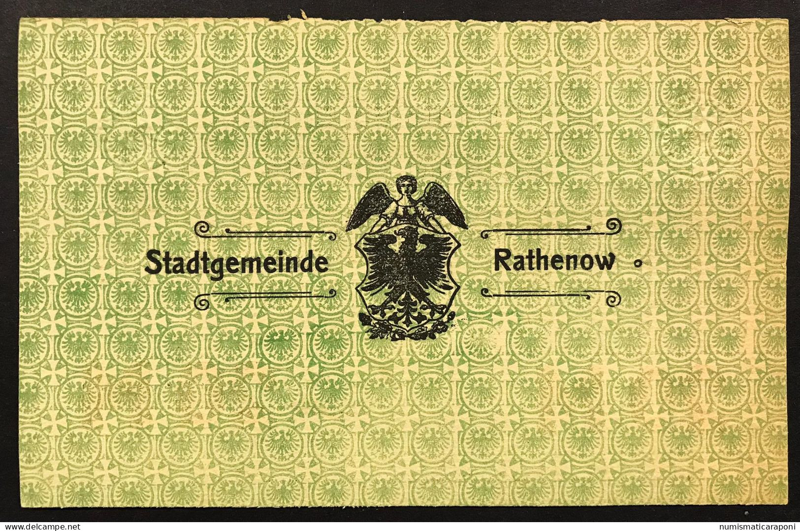 GERMANIA ALEMANIA GERMANY 20 Mark  1918 Rathenow LOTTO 4537 - Administration De La Dette