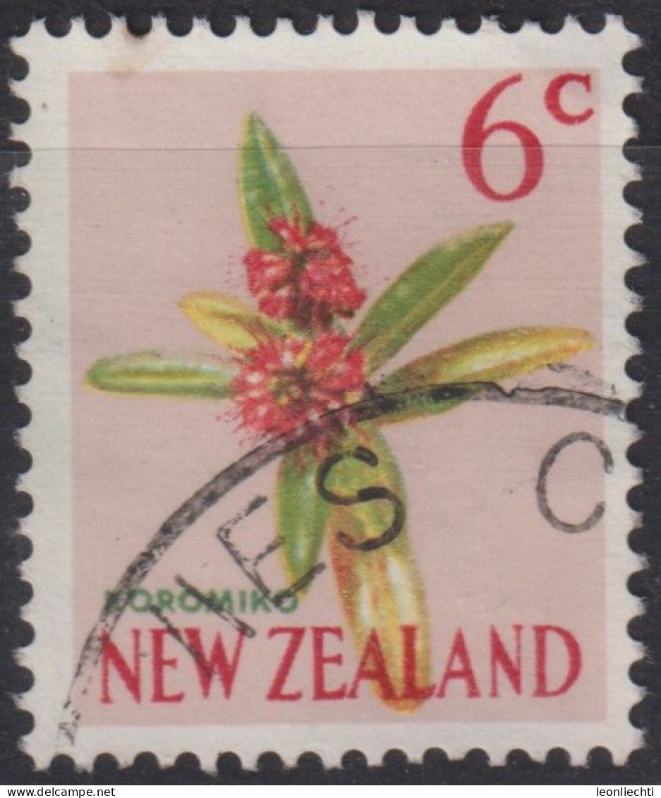 1967 Neuseeland Mi:NZ 463, Sn:NZ 389, Yt:NZ 450, Koromiko/Weidenblatt-Hebe (Hebe Salicifolia) - Used Stamps