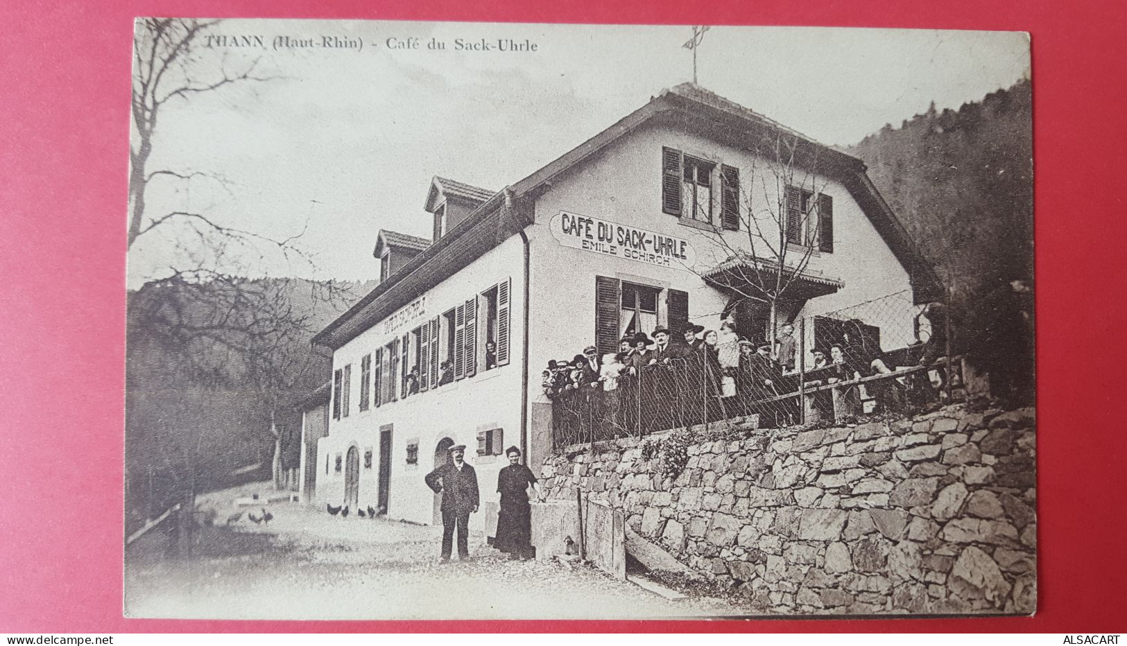 Thann , Café Du Sack -uhrle , émile Schirch - Thann