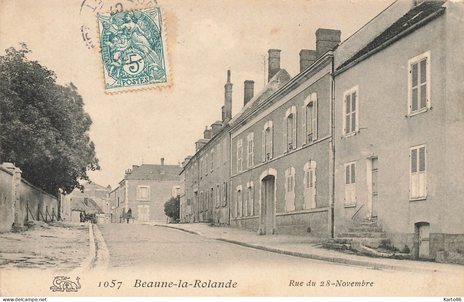 Beaune La Rolande * La Rue Du 28 Novembre - Beaune-la-Rolande