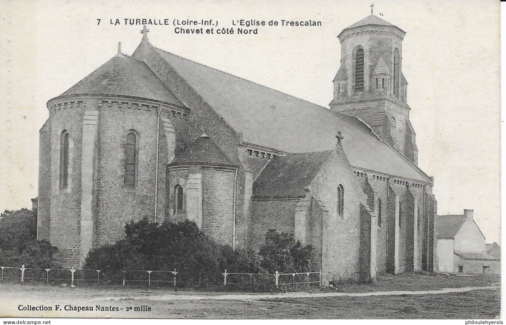 CPA 44 LA TURBALLE église De Trescalan - La Turballe