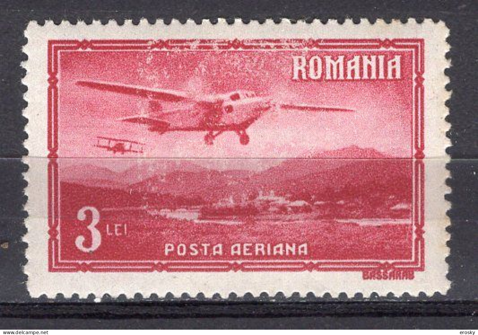 S2457 - ROMANIA ROUMANIE AERIENNE Yv N°15 * - Unused Stamps