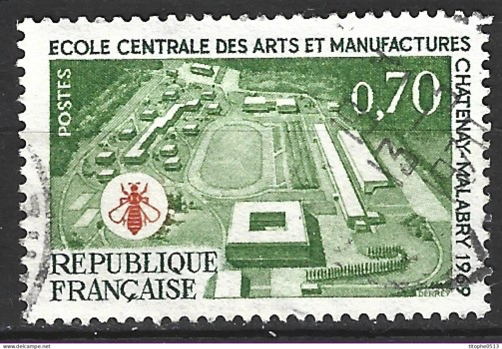 FRANCE. N°1614 De 1969 Oblitéré. Abeille. - Abeilles