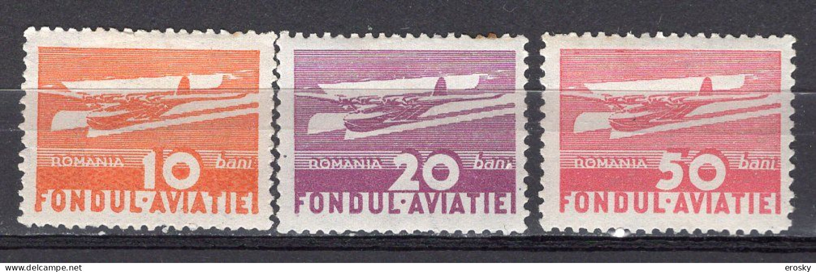 S2467 - ROMANIA ROUMANIE AERIENNE Yv N°28/30 * - Unused Stamps