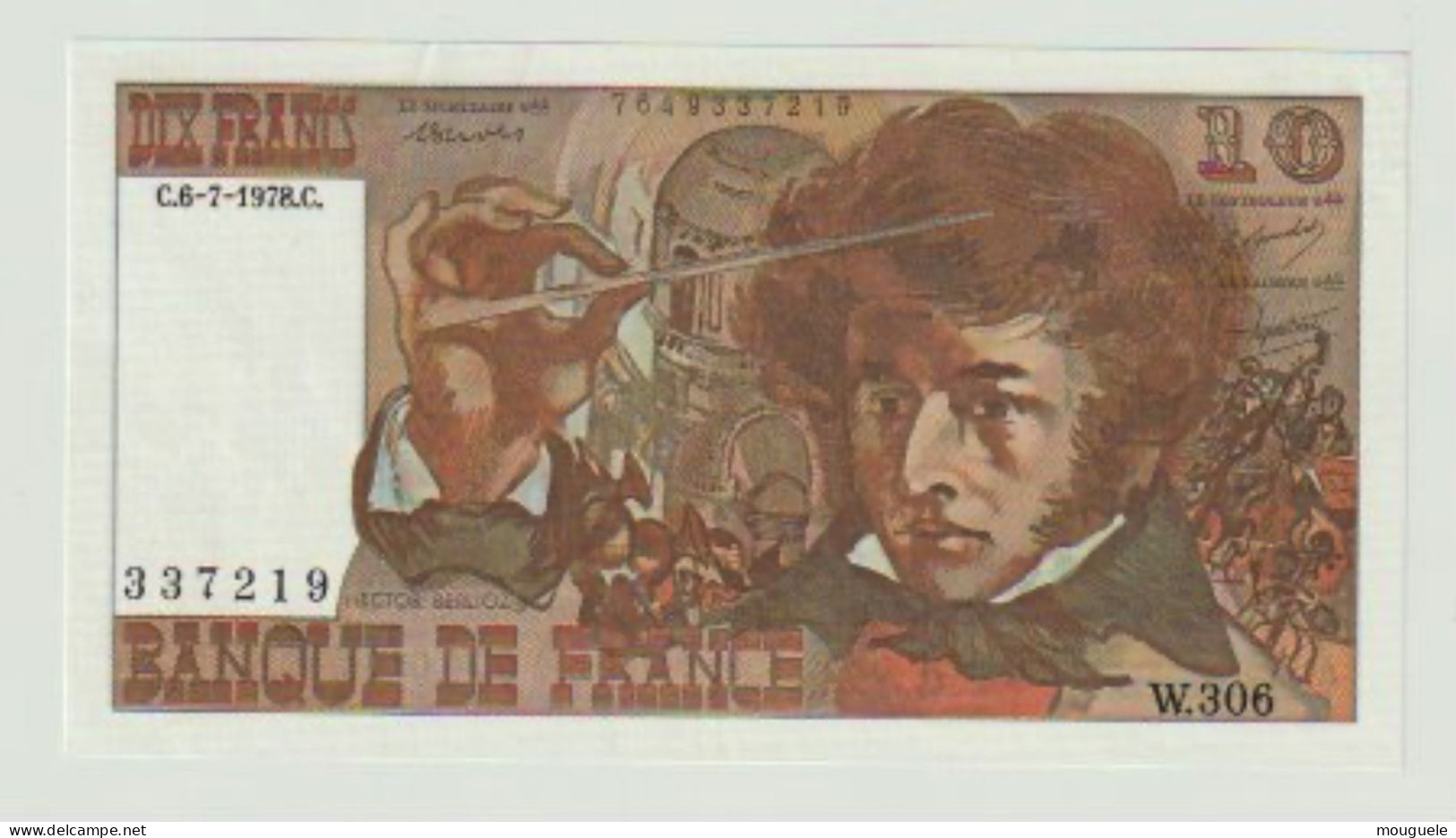 10 Francs Berlioz Neuf.  W306    DU 6-7-1978   RARE - 10 F 1972-1978 ''Berlioz''