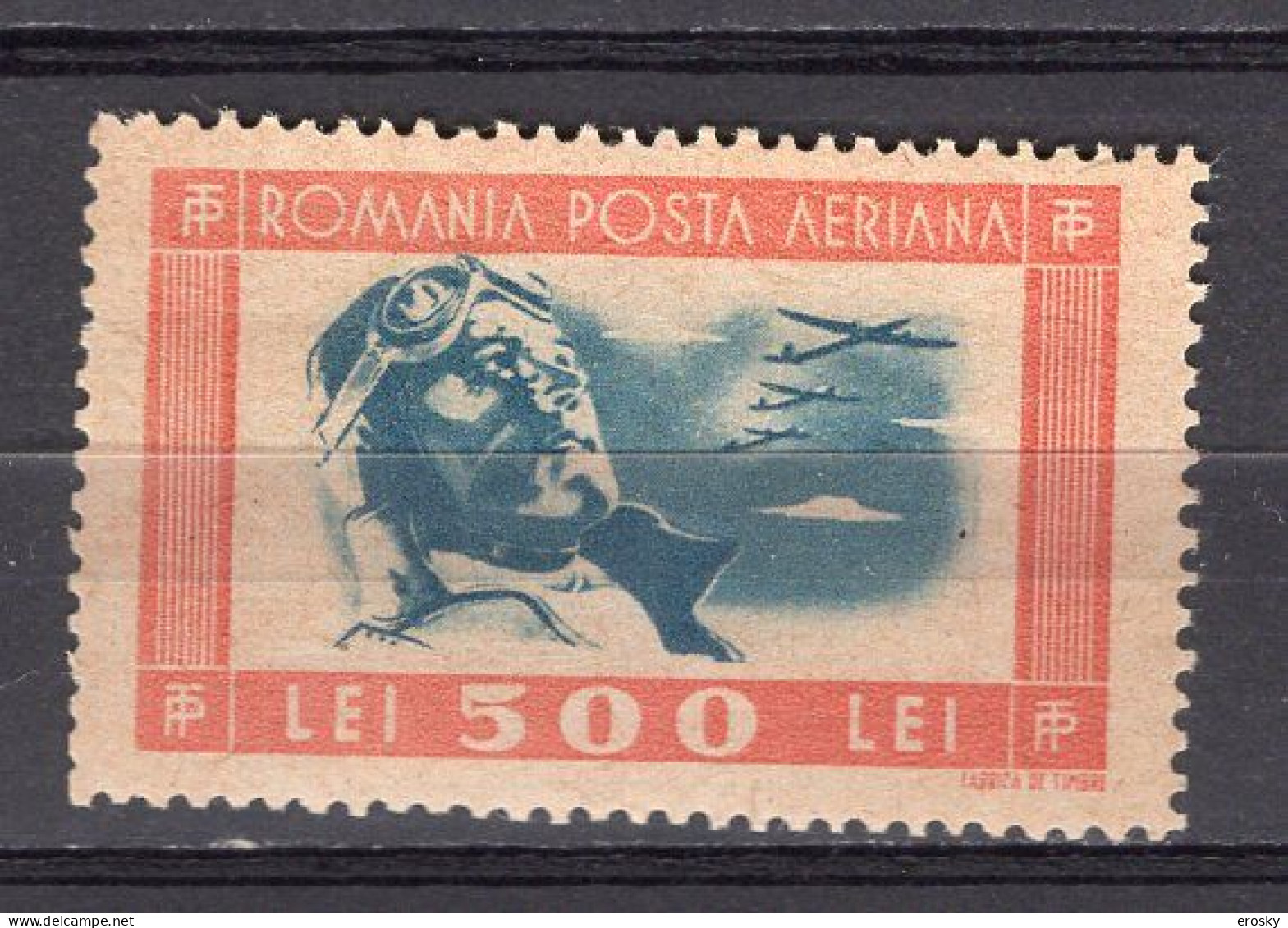 S2472 - ROMANIA ROUMANIE AERIENNE Yv N°35 * - Unused Stamps