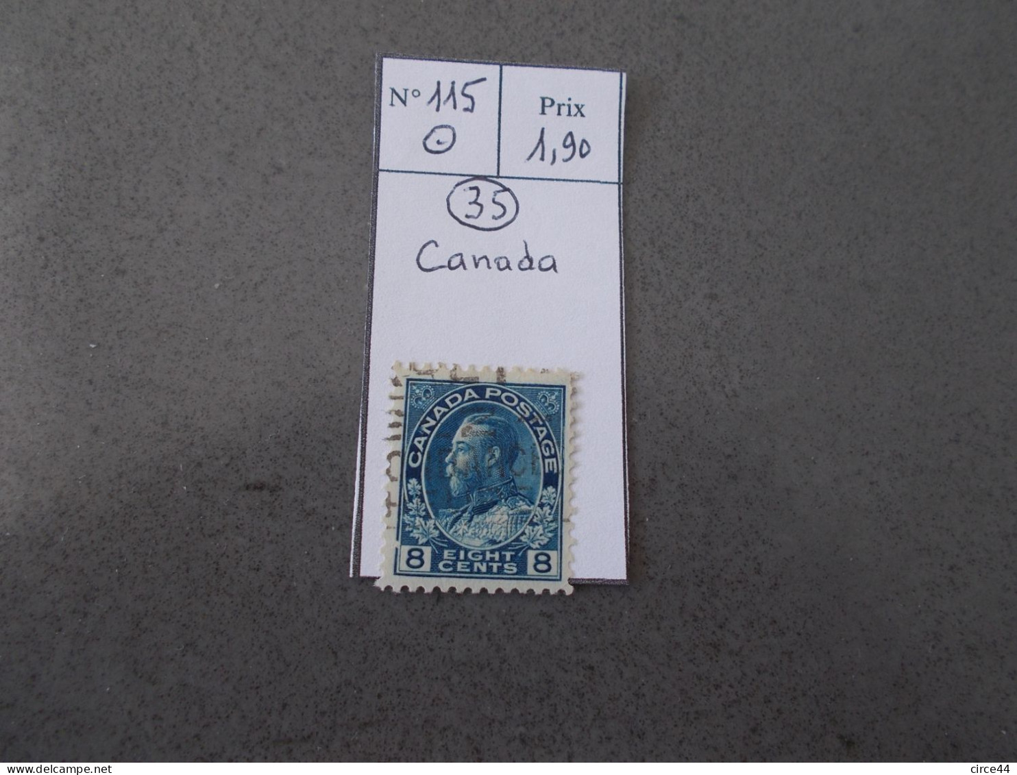 TIMBRE CANADA.N°115.OBL.CATALOGUE YVERT. - Used Stamps