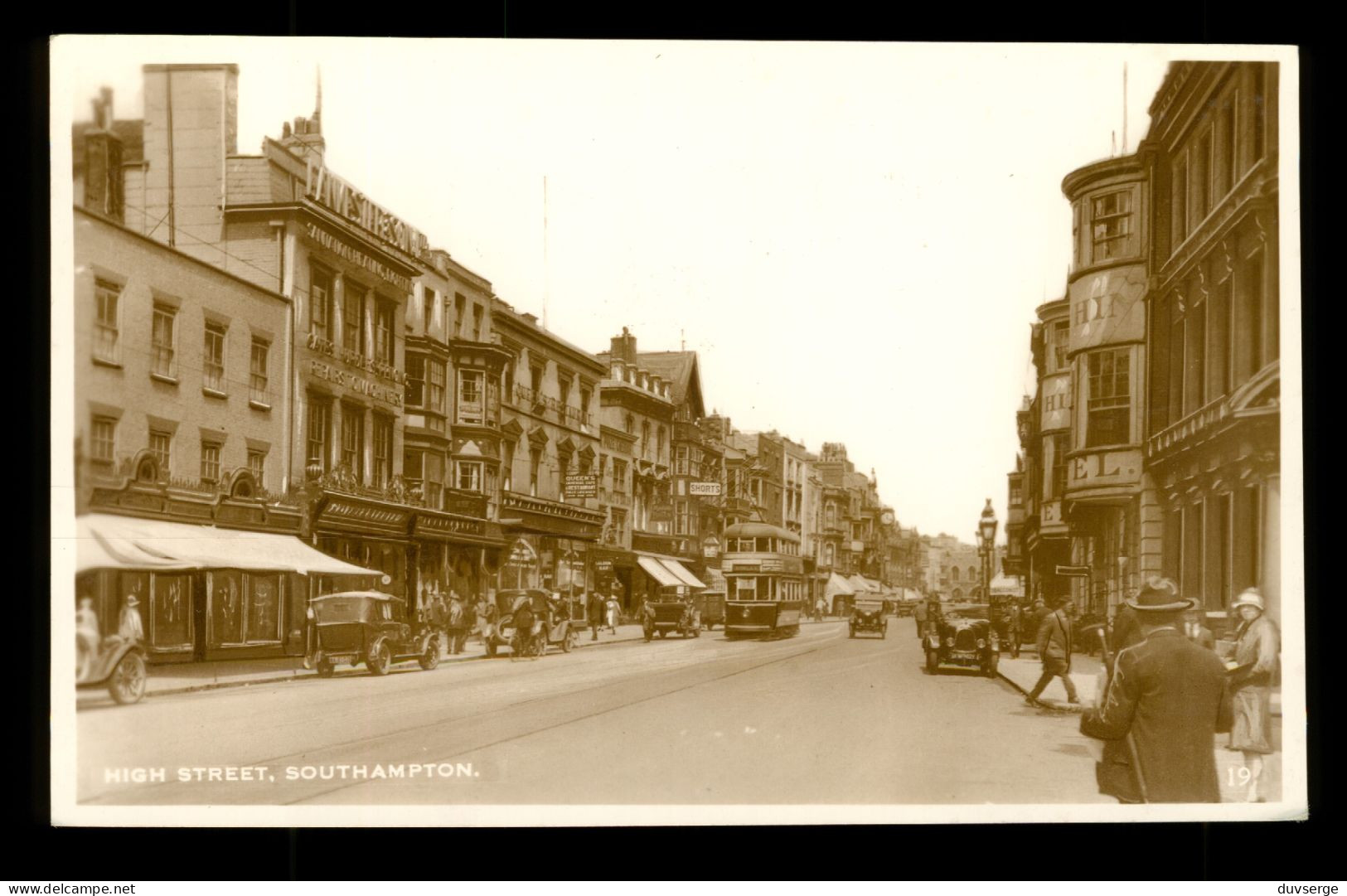 England Hampshire Southampton High Street ( Format 9cm X 14cm ) - Southampton