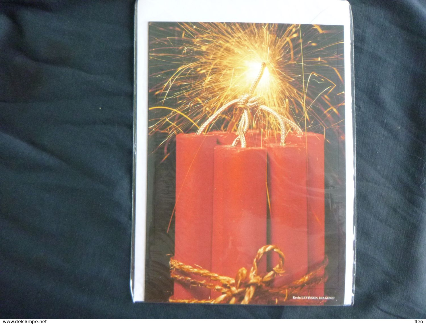 Postogram 118 / 97 - Vuurwerk - Kevin Levinson, Diagenic - Fire Work - Postogram