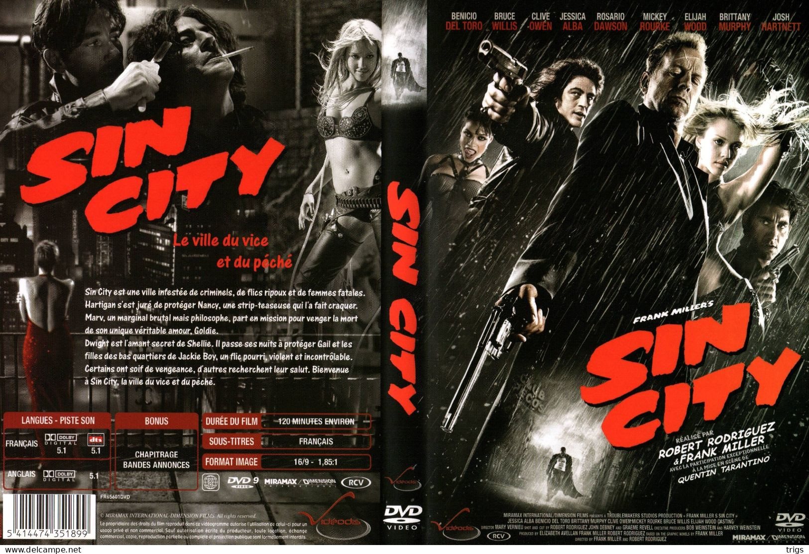 DVD - Sin City - Policiers