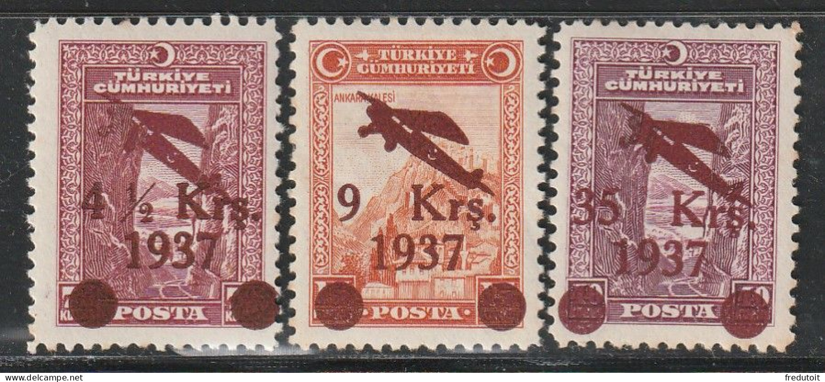 TURQUIE - Poste Aérienne : N°6/8 * (1938) - Luchtpost