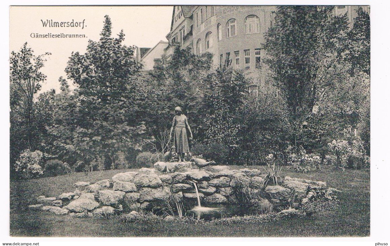 D-15009   WILMERSDORF : Gämsellieselbrunnen - Wilmersdorf