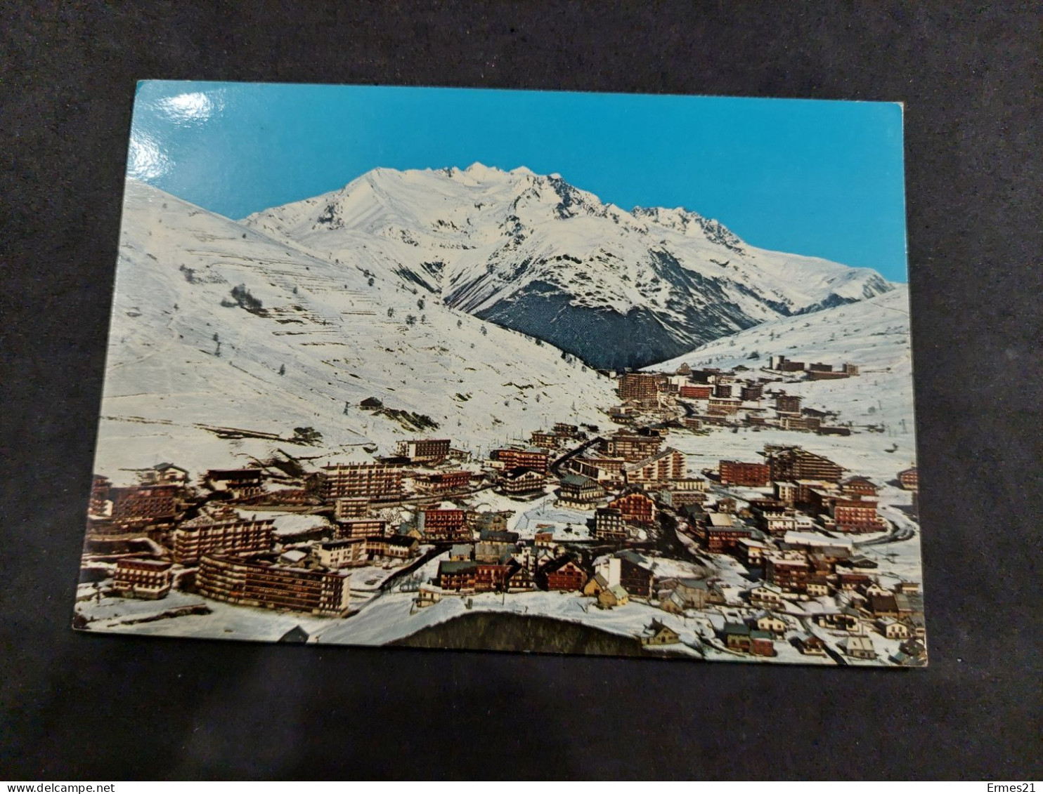 Cartolina 1976 Les Deux Alpes. Panorama.  Condizioni Eccellenti. Viaggiata. - Vénosc