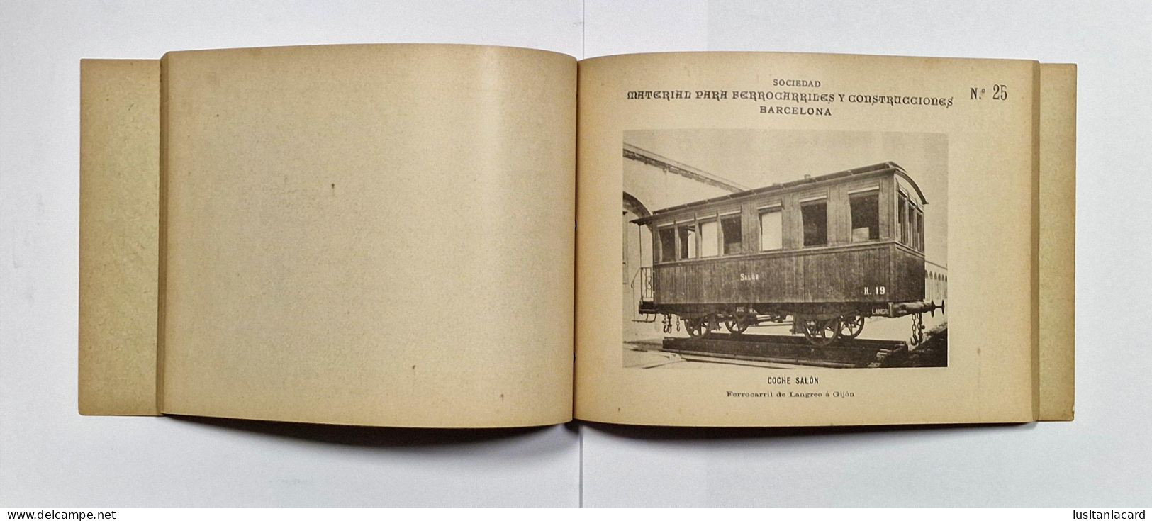 BARCELONA - Sociedad Material Para Ferrocarriles Y Construcciones.(RARO)( Ed. Talleres San Martin De Provensals-1903) - Livres Anciens