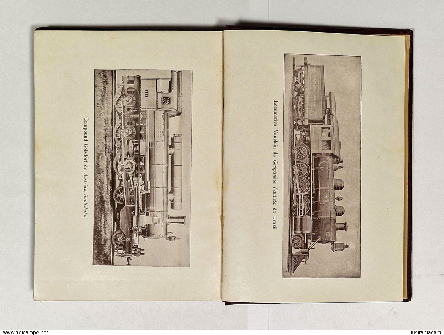 Locomotivas De Dupla Expanção. (RARO) ( Autor: Americo Vieira De Castro - 1900) - Livres Anciens