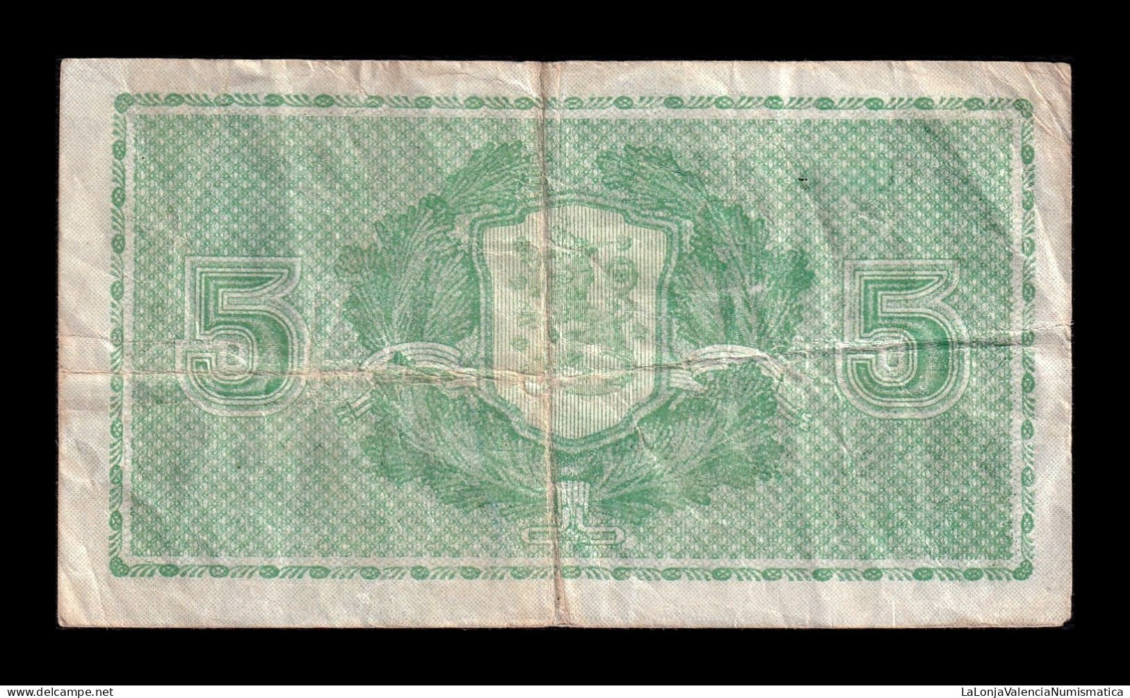 Finlandia Finland 5 Markkaa 1939 Pick 69a(10) Bc/Mbc F/Vf - Finnland