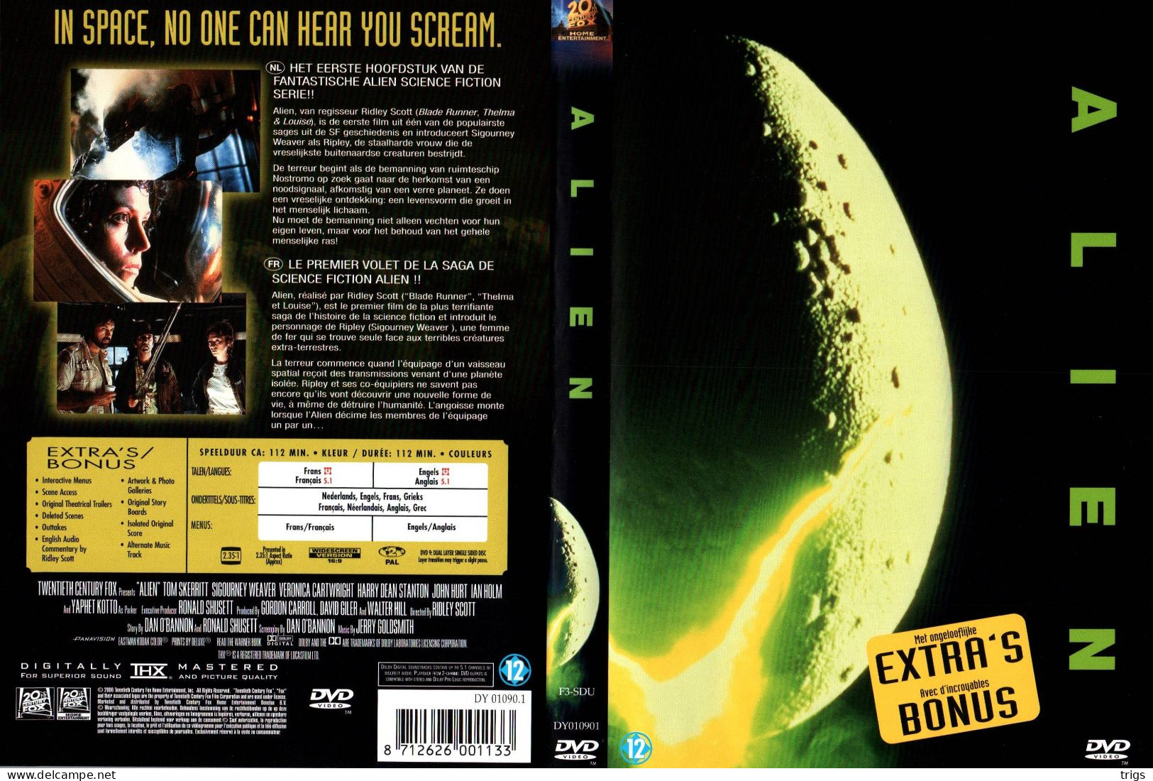 DVD - Alien - Sciences-Fictions Et Fantaisie