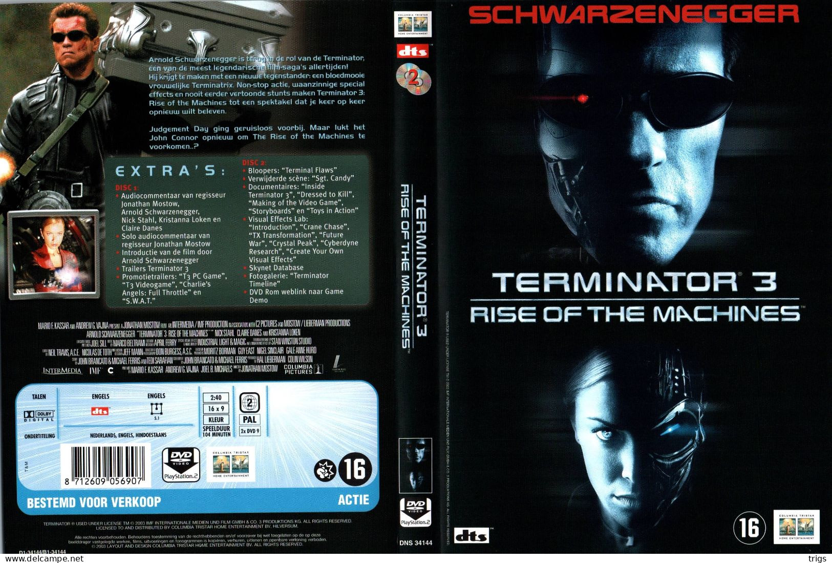 DVD - Terminator 3: Rise Of The Machines (2 DISCS) - Science-Fiction & Fantasy