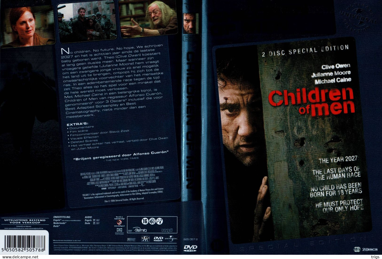 DVD - Children Of Men (2 DISCS) - Ciencia Ficción Y Fantasía