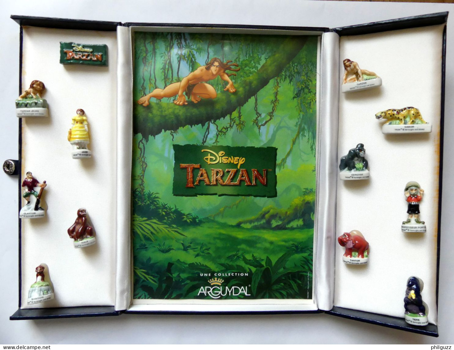 COFFRET 12 FEVES ARGUYDAL DISNEY TARZAN 2000 - Disney