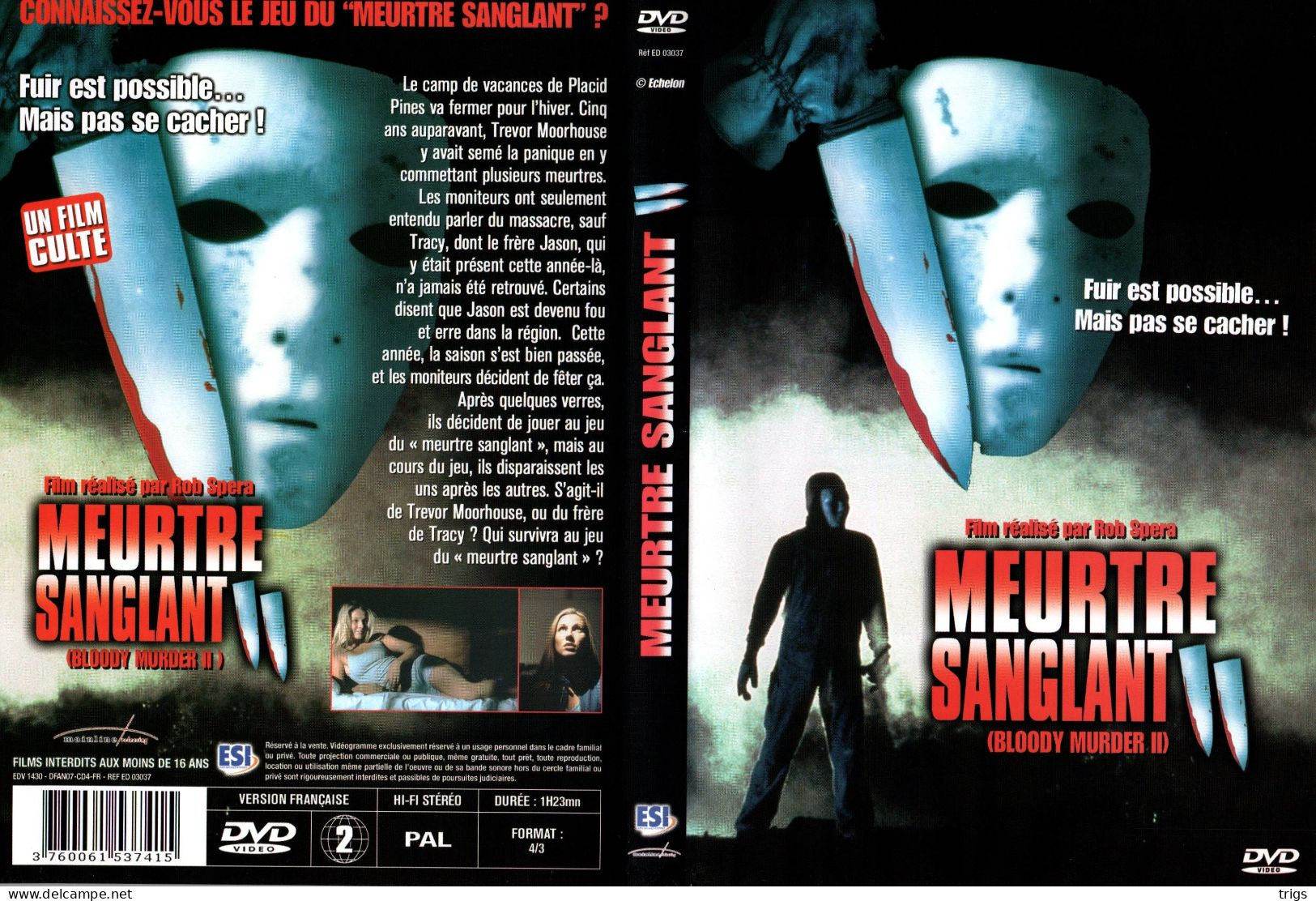 DVD - Meurtre Sanglant 2 - Horror