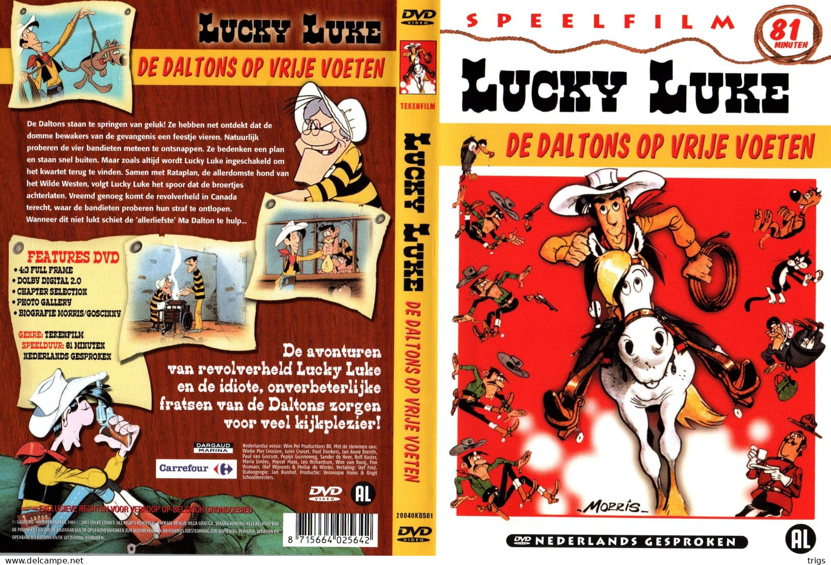 DVD - Lucky Luke: De Daltons Op Vrije Voeten - Dessin Animé