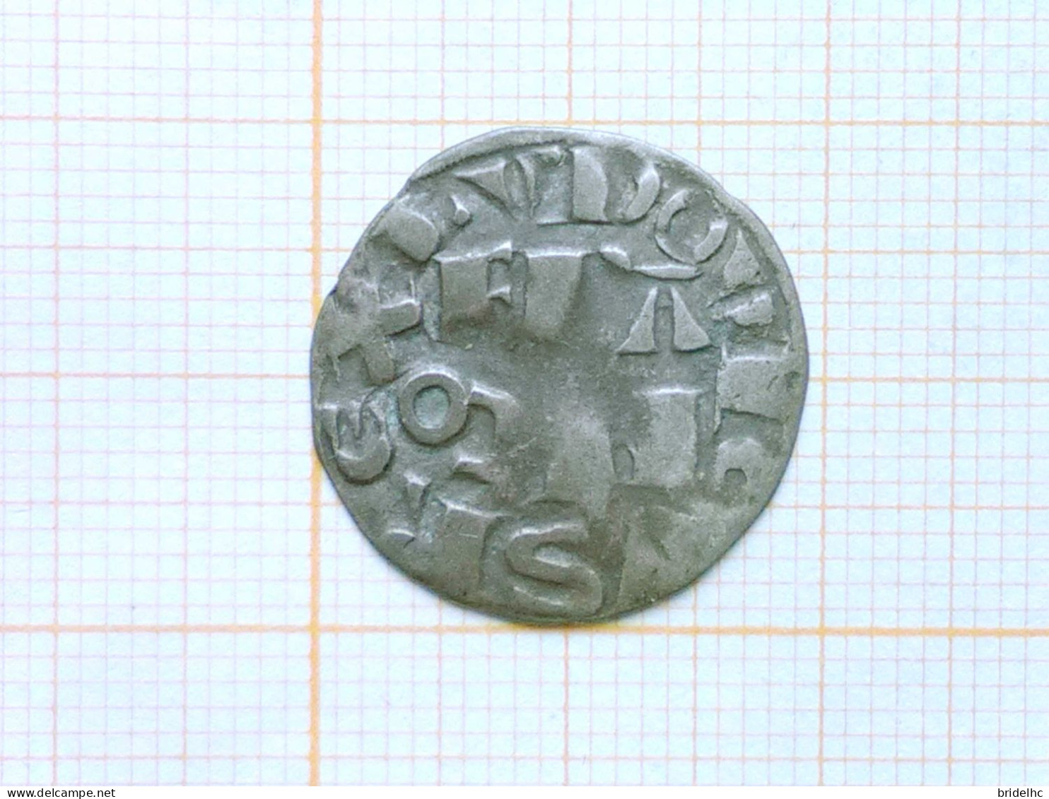 Louis VII Denier - 1137-1180 Lodewijk VIIde Jongere