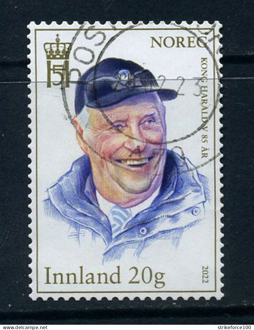 Norway 2022 - Royal Anniversaries, Fine Used 20 Gram Stamp. - Gebruikt