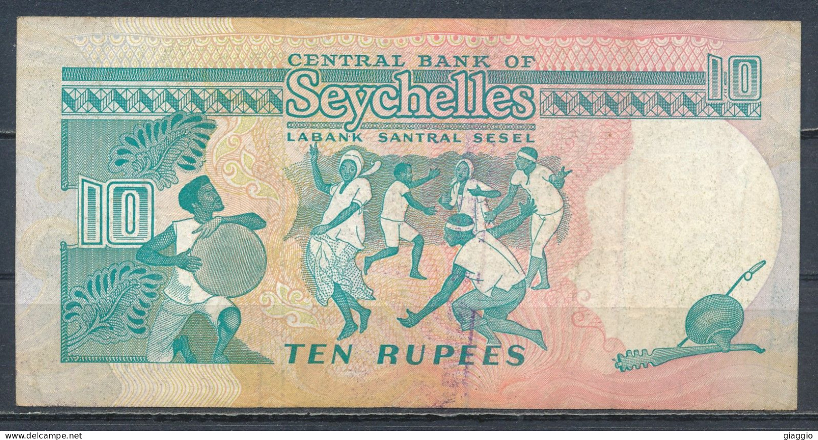 °°° SEYCHELLES 10 RUPEES 1989 °°° - Seychellen